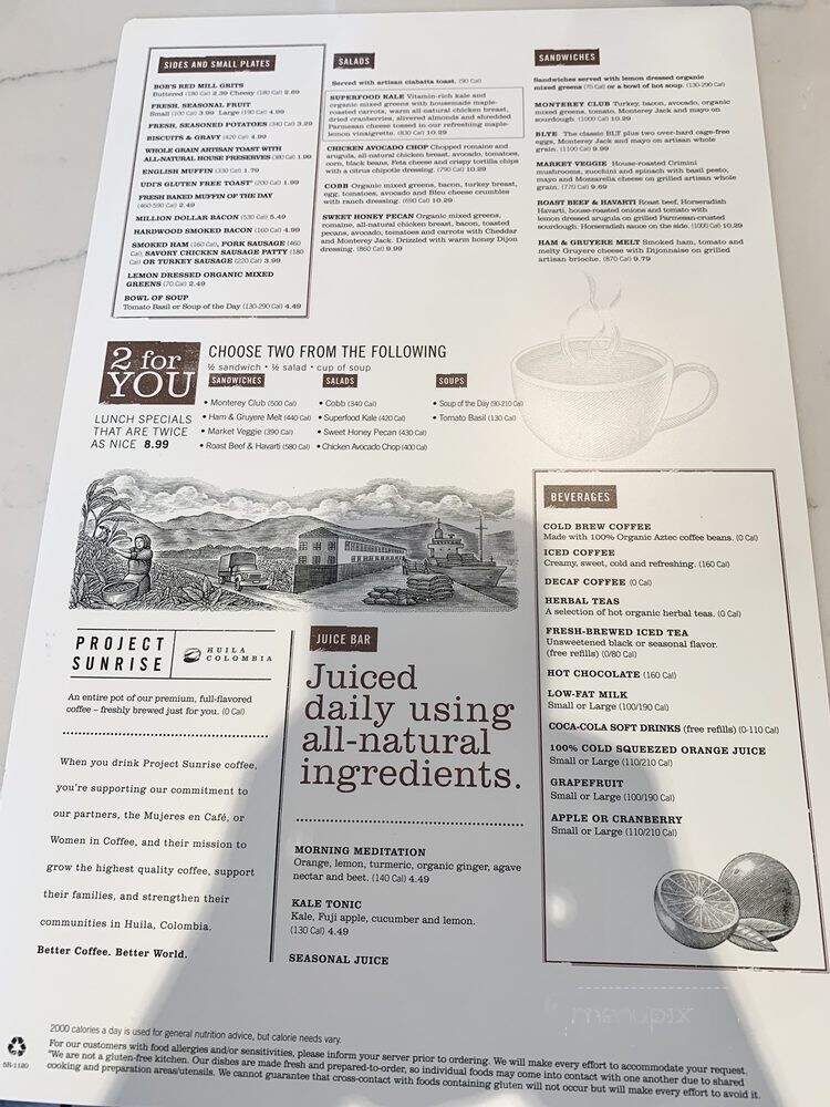 First Watch - Kildeer, IL menu_pic