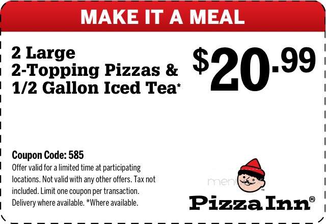 Pizza Inn - Goldsboro, NC menu_pic
