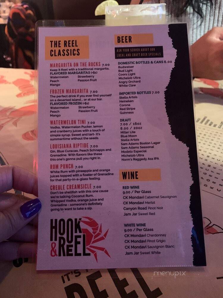 Hook & Reel Cajun Seafood & Bar - Livonia, MI menu_pic
