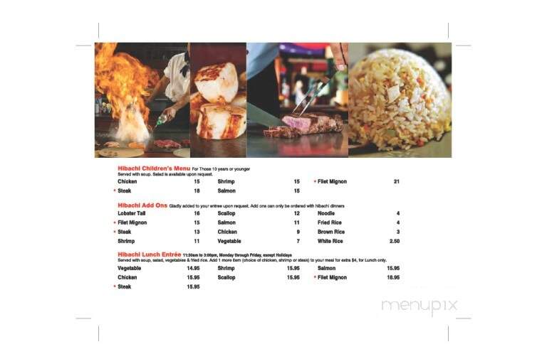 9 East Hibachi & Asian Kitchen - Branford, CT menu_pic