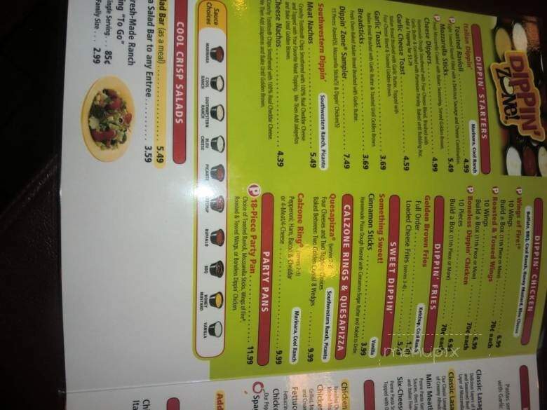 Mazzio's Pizza - Camden, AR menu_pic