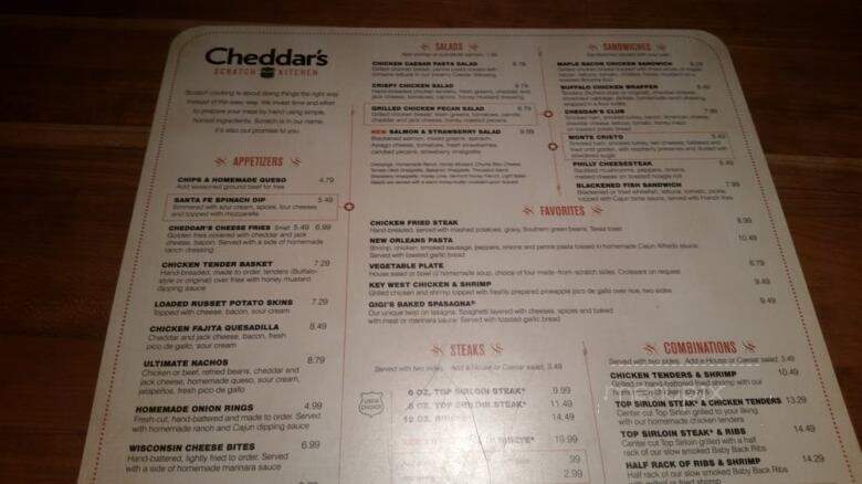 Cheddar's Scratch Kitchen - Fort Worth, TX menu_pic
