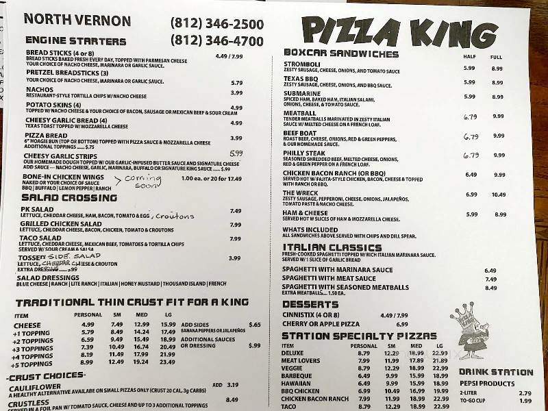 Pizza King - North Vernon, IN