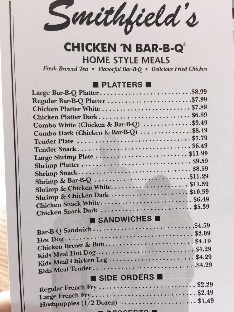 Smithfield's Chicken 'N Bar-B-Q - Lumberton, NC