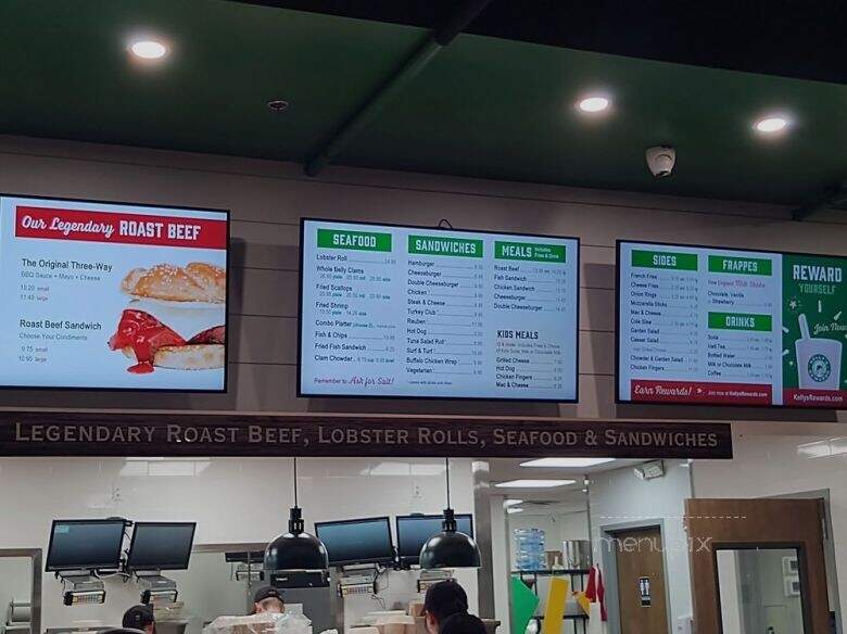Kelly's Roast Beef - Salem, NH menu_pic