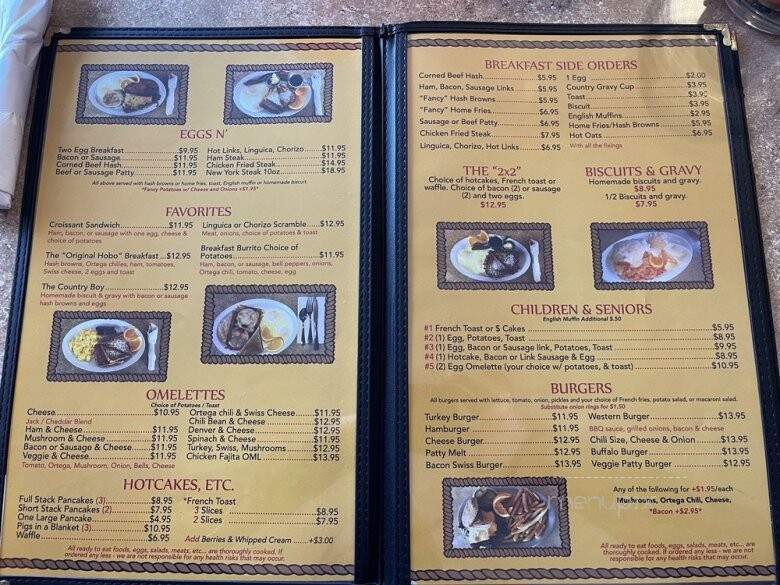 Country Kitchen - Clearlake Oaks, CA menu_pic