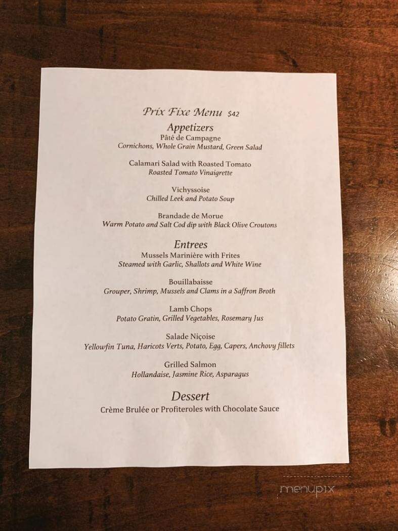 3rd Street Cafe - Boca Grande, FL menu_pic