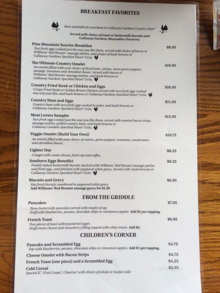 Country Kitchen - Pine Mountain, GA menu_pic