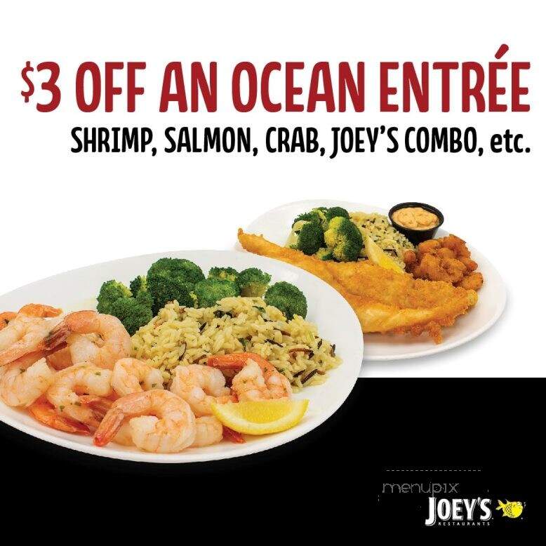 Joey's Only Seafood Restaurants - Brandon, MB menu_pic