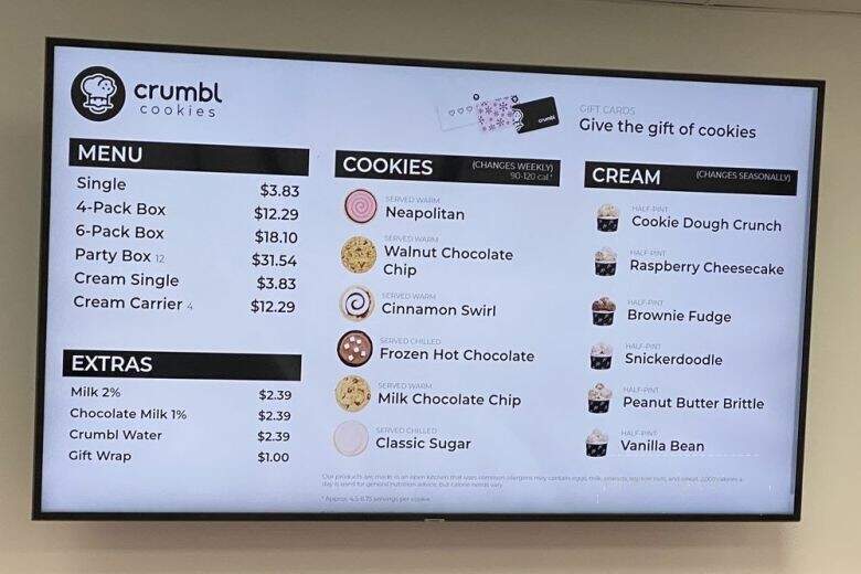Crumbl Cookies - Hendersonville, TN menu_pic