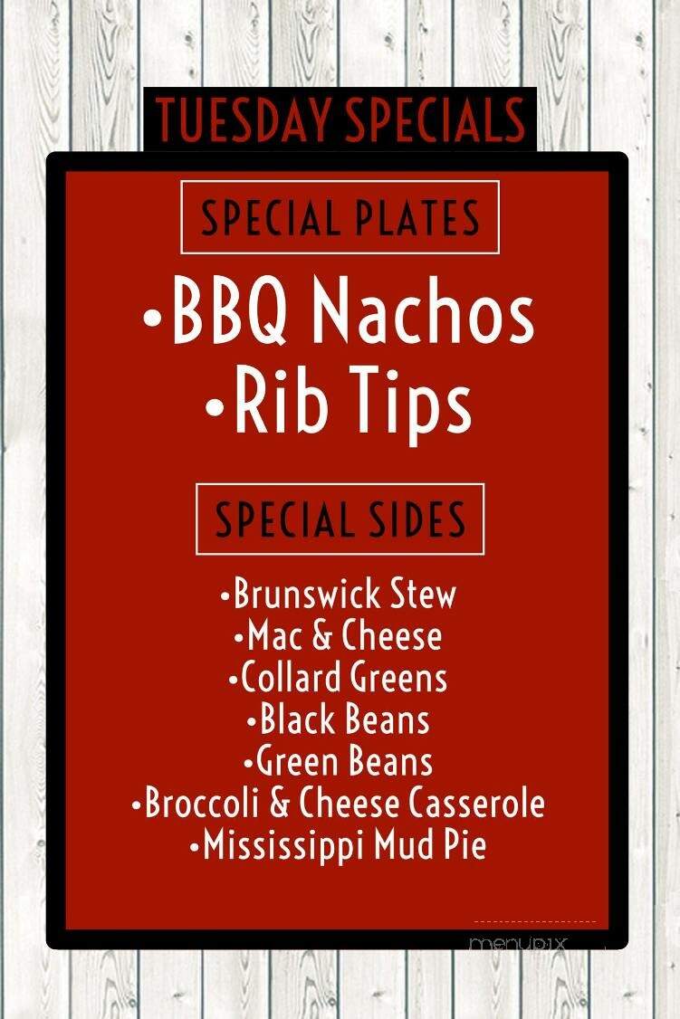 Moe's Original BBQ - Columbus, GA menu_pic