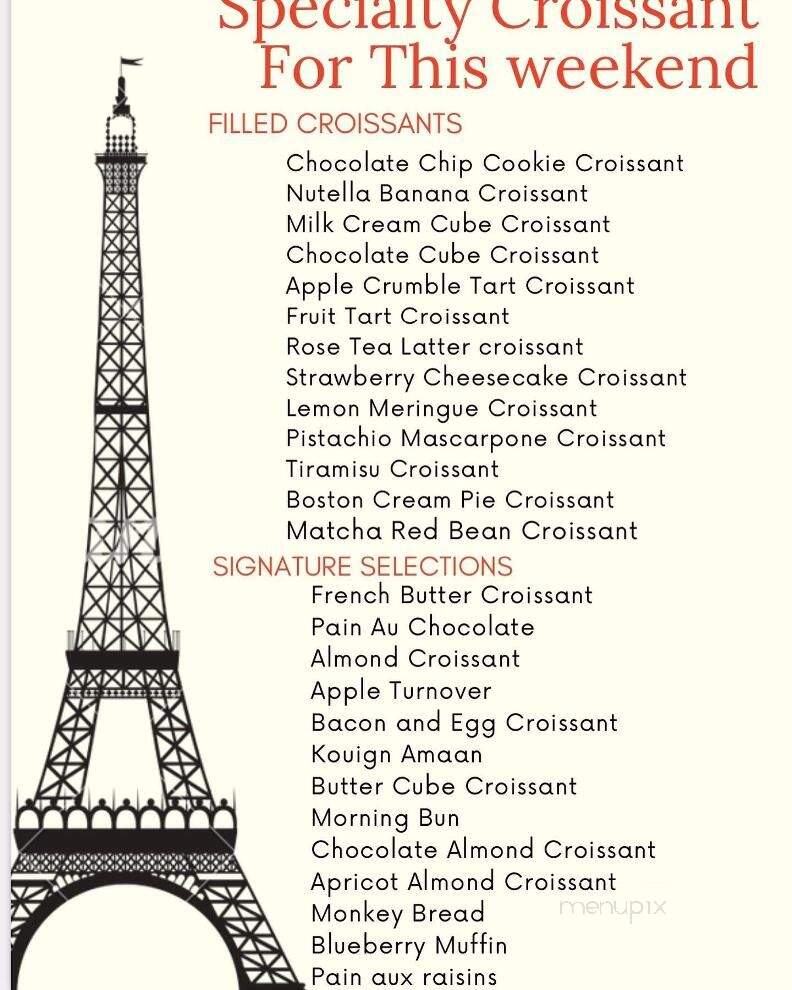 Lakon Paris Patisserie - Newton, MA menu_pic