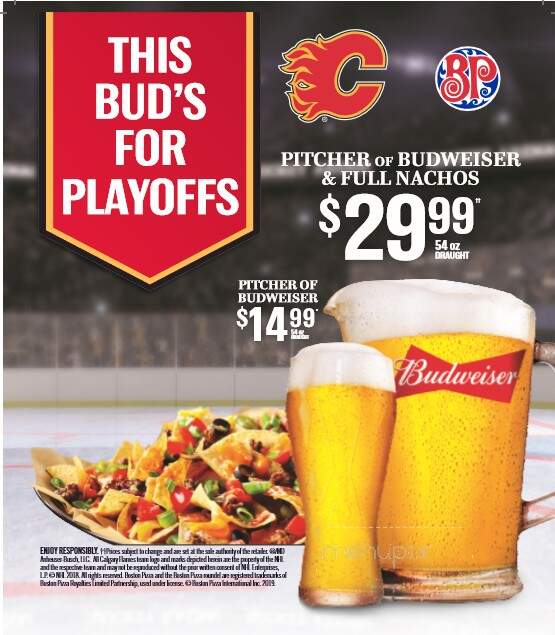 Boston Pizza - Blackfalds, AB menu_pic