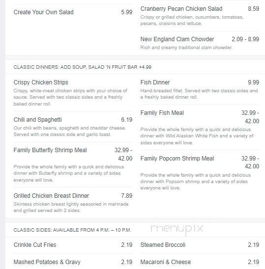 Frisch's Big Boy Restaurant - Chillicothe, OH menu_pic