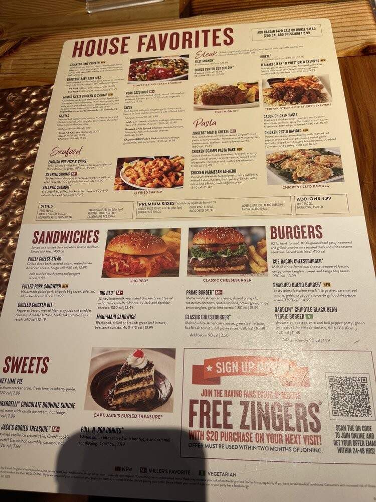 Miller's Ale House - Media, PA menu_pic