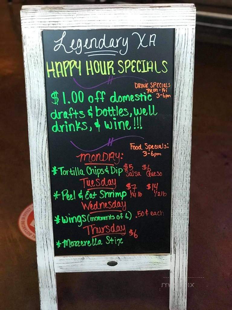XA Bar & Grill - Springerville, AZ menu_pic
