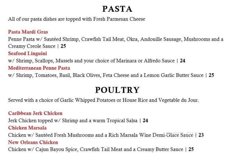 Crabcake Factory Seafood Grille & Bar - Jacksonville Beach, FL menu_pic
