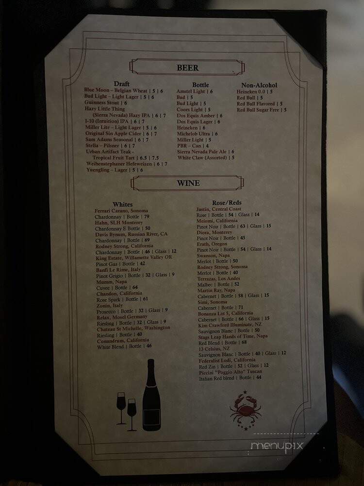Crabcake Factory Seafood Grille & Bar - Jacksonville Beach, FL menu_pic