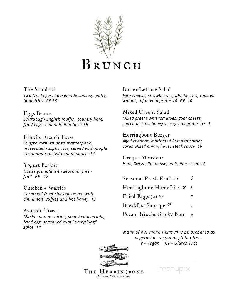 The Herringbone On the Waterfront - Edenton, NC menu_pic