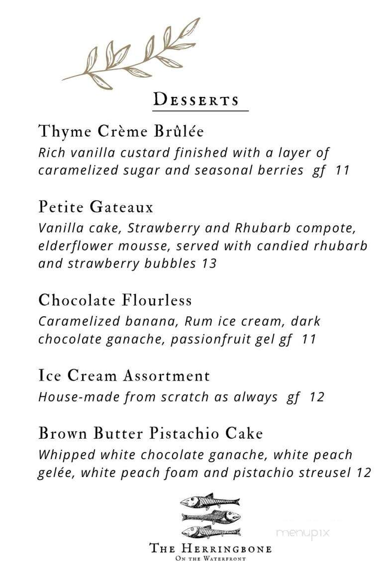 The Herringbone On the Waterfront - Edenton, NC menu_pic