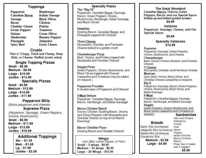 Simple Simon's Pizza - Piedmont, AL menu_pic