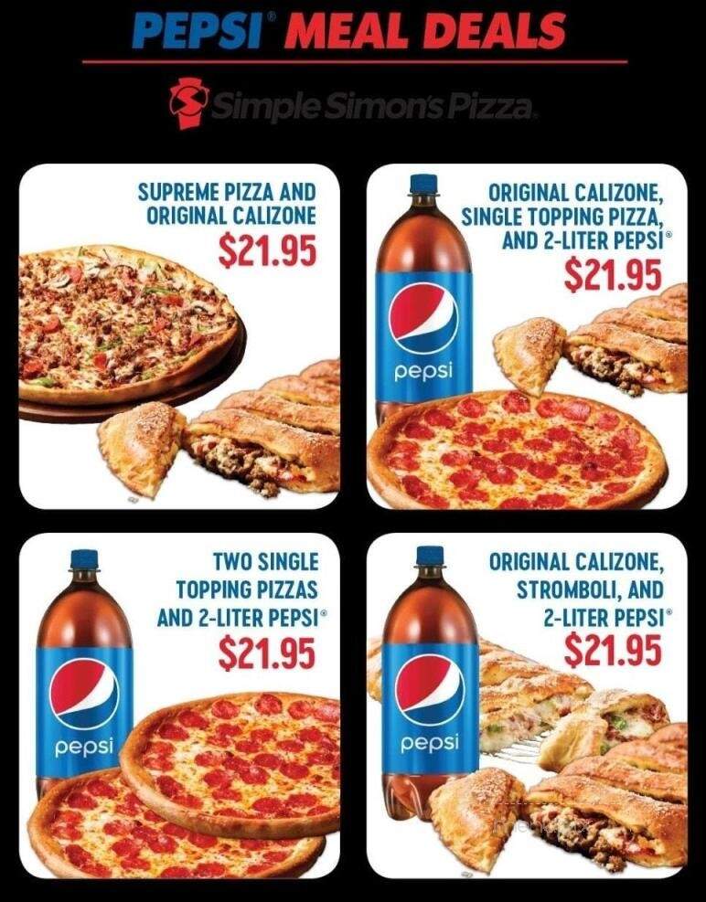 Simple Simon's Pizza - Piedmont, AL menu_pic