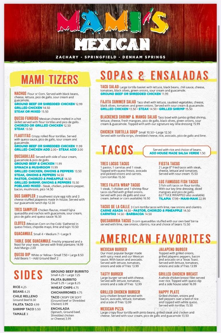 Mami's Mexican - Zachary, LA