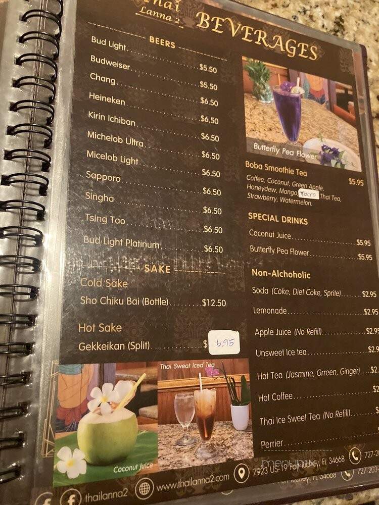 Thai Lanna 2 - Port Richey, FL menu_pic