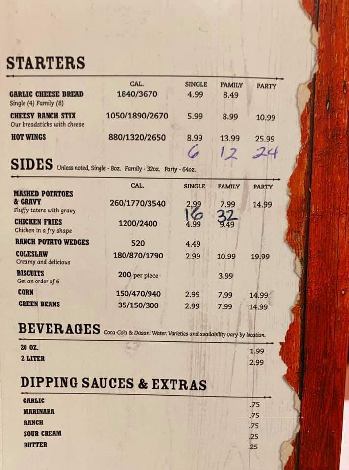 Pizza Ranch - Aberdeen, SD menu_pic