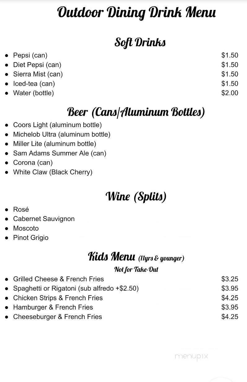 Village Restaurant - Mount Pleasant, PA menu_pic