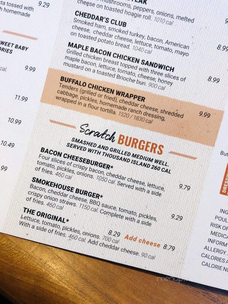 Cheddar's Scratch Kitchen - Ocala, FL menu_pic