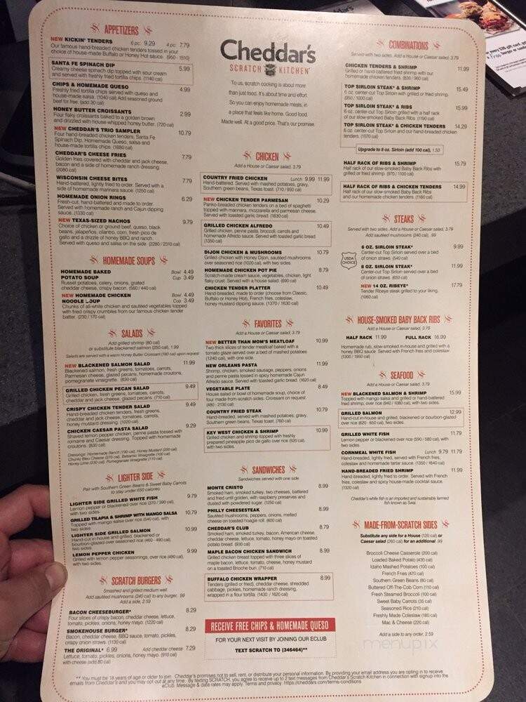 Cheddar's Scratch Kitchen - Ocala, FL menu_pic