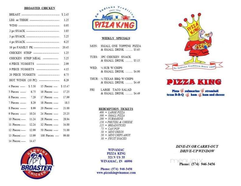 Pizza King - Winamac, IN