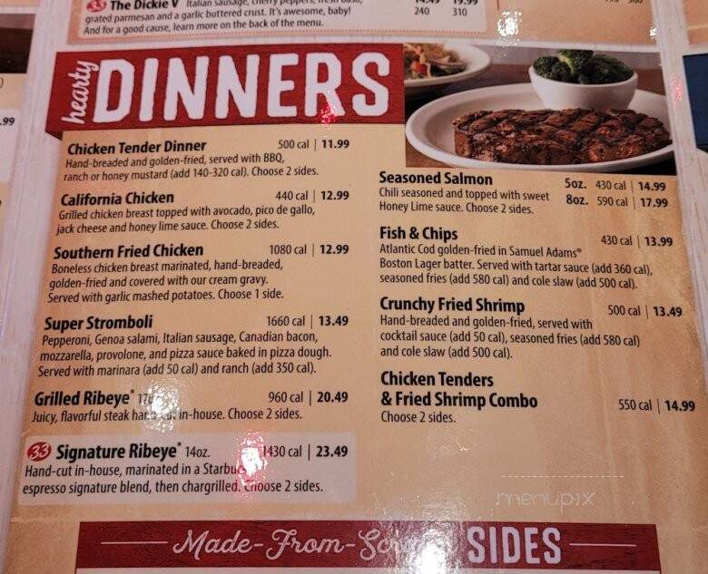 Bubba's 33 - Tampa, FL menu_pic