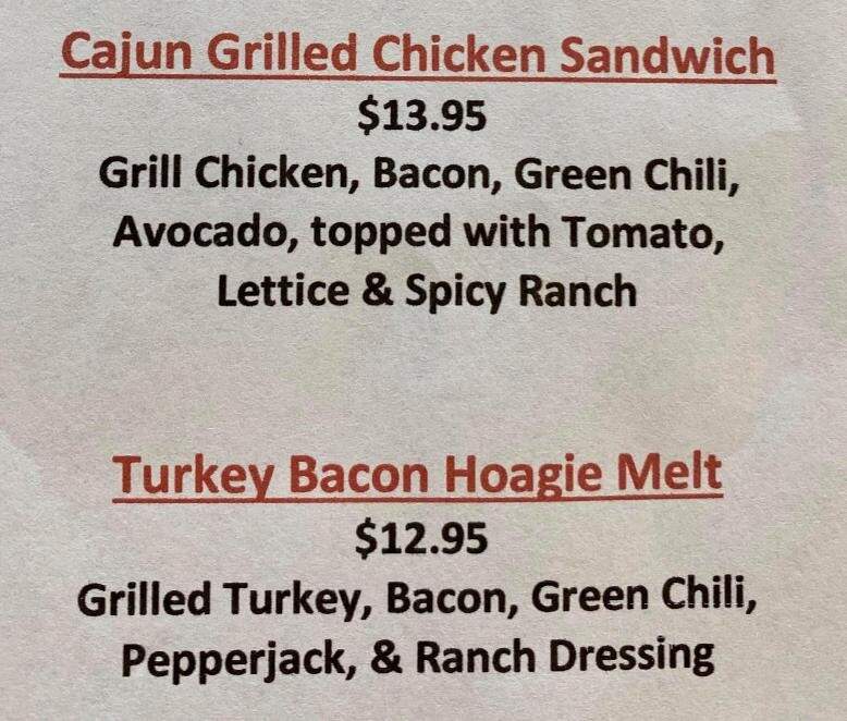 Hermosa Creek Grill - Durango, CO menu_pic