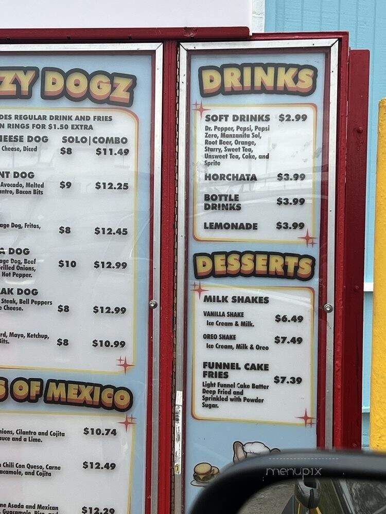 Papa Dogz - Clute, TX menu_pic