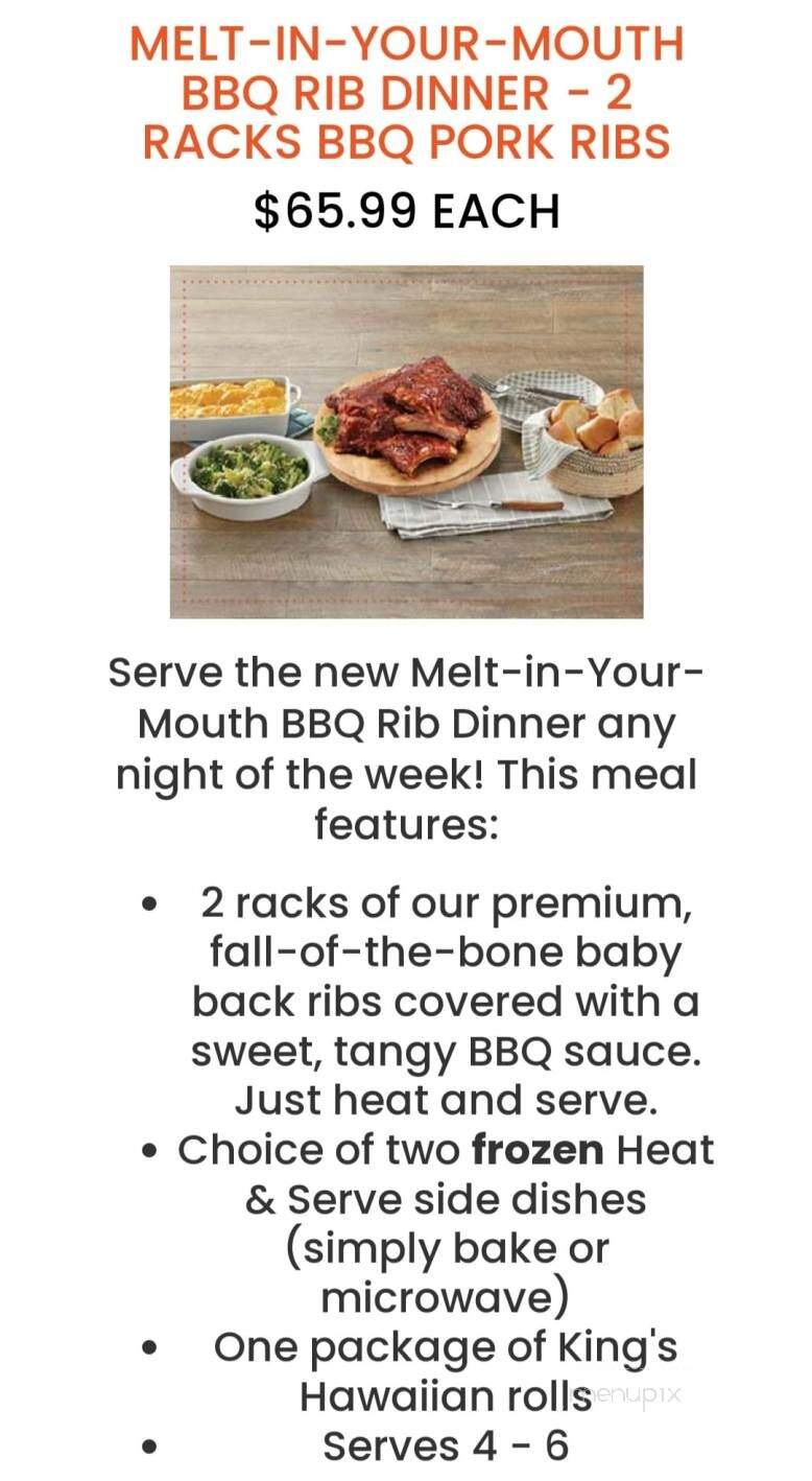 Honeybaked Ham - Anderson, SC menu_pic