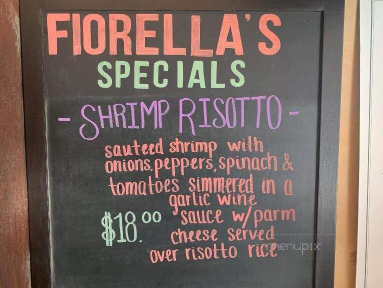 Fiorella's - Lexington, MA menu_pic
