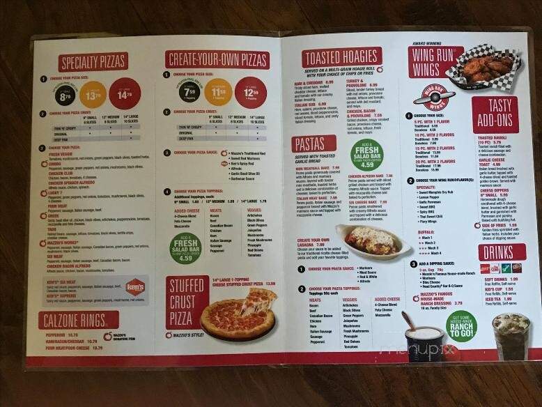 Mazzio's Pizza - Seminole, OK menu_pic