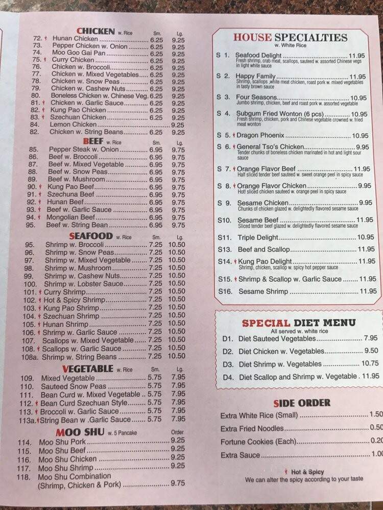 China King - Lusby, MD menu_pic