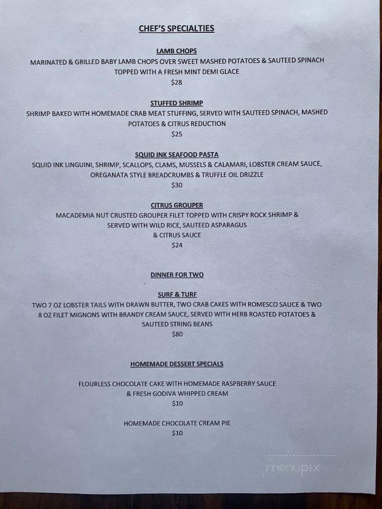 The Village Grille Restaurant Bar - Waldwick , NJ menu_pic