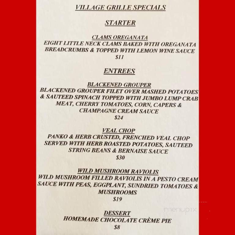 The Village Grille Restaurant Bar - Waldwick , NJ