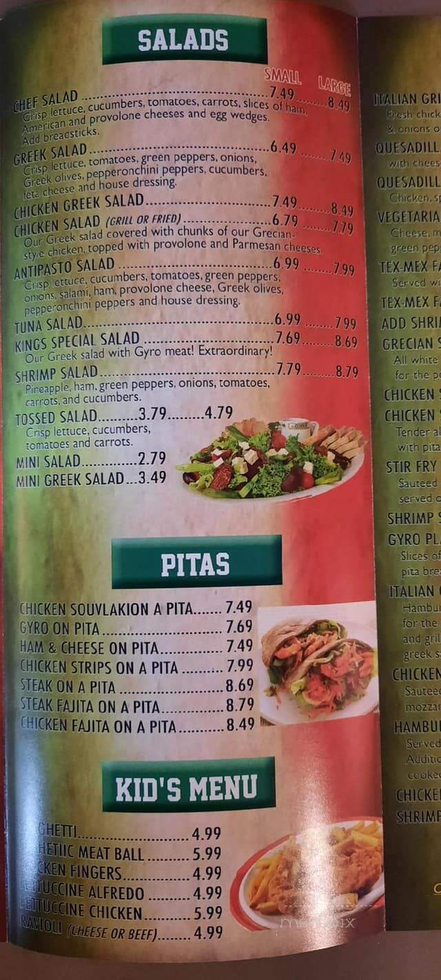 Pizza King - Dunlap, TN menu_pic