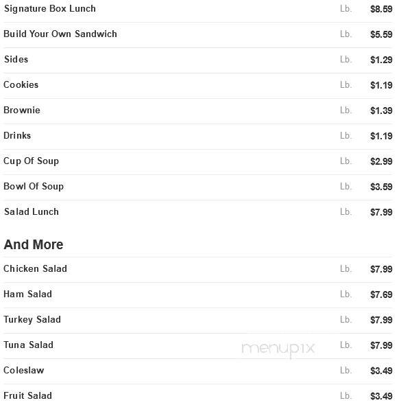Heavenly Ham - Parkersburg, WV menu_pic