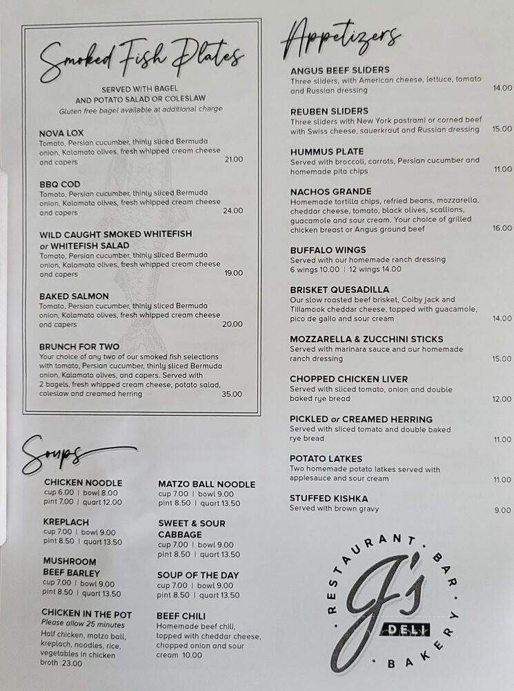 J's Deli - Palm Desert, CA menu_pic