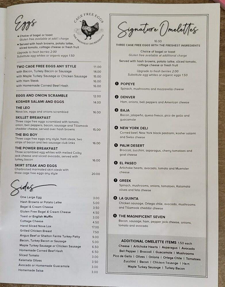 J's Deli - Palm Desert, CA menu_pic