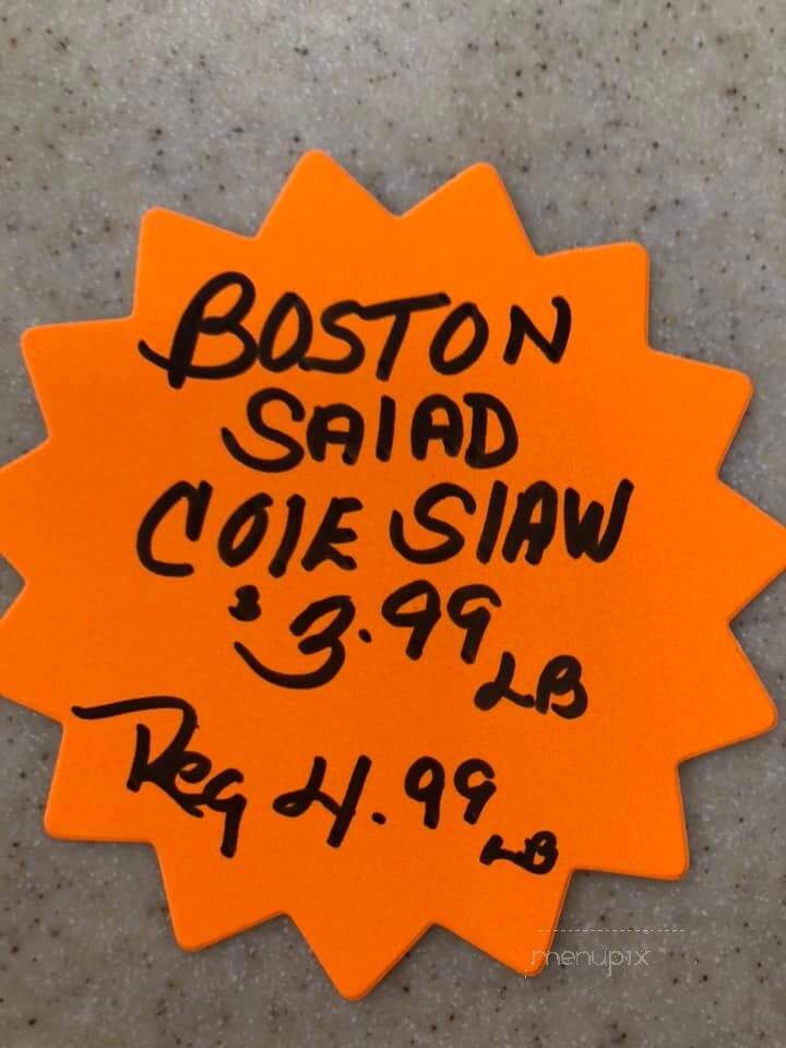 Bob's Foodmart - Stoughton, MA menu_pic