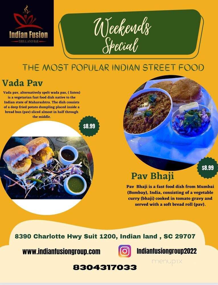 Indian Fusion Grill and Bar - Indian Land, SC