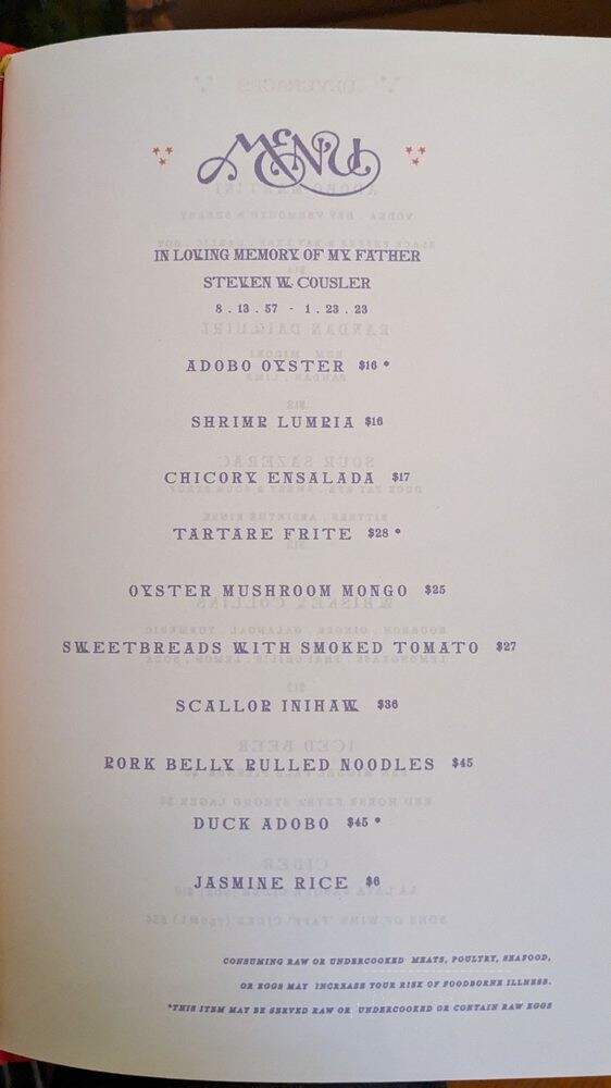 Neng Jr 's - Asheville, NC menu_pic