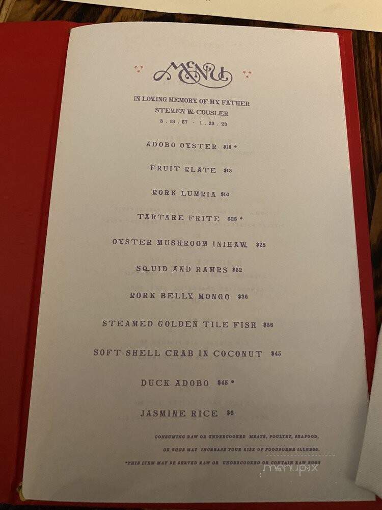 Neng Jr 's - Asheville, NC menu_pic